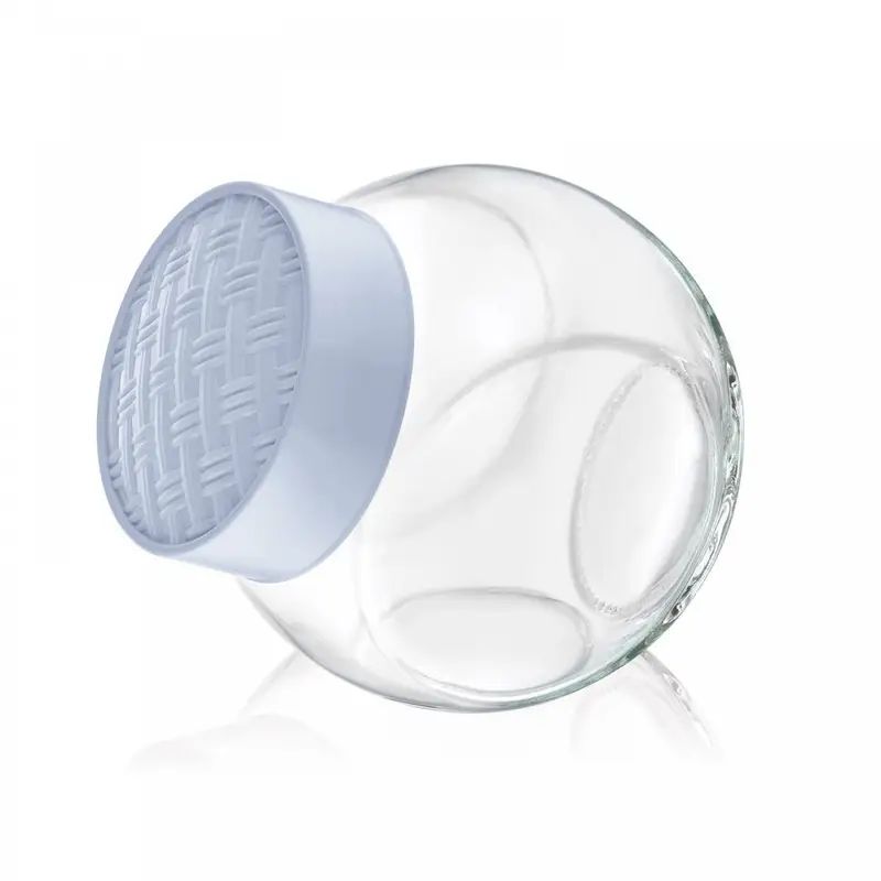 Rattan Double Bottom Jar With Spoon 750ml