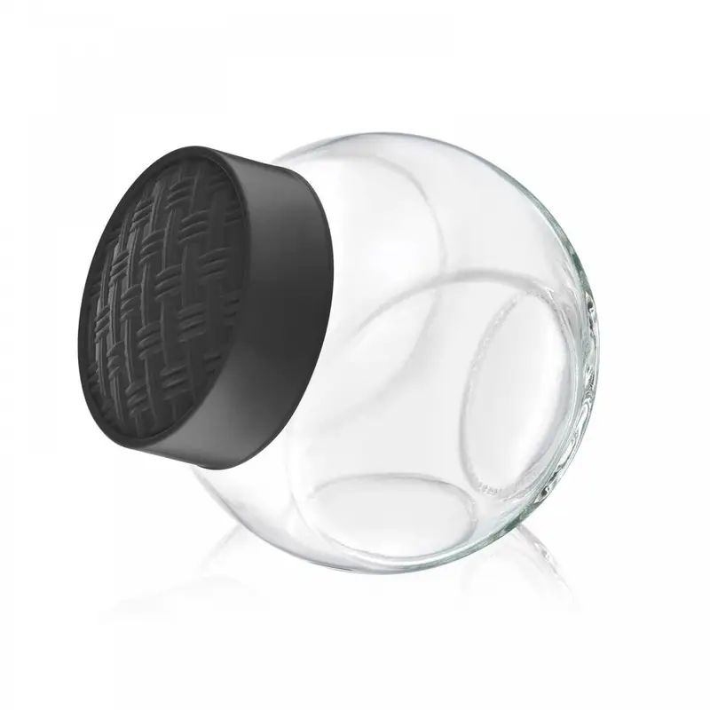Rattan Double Bottom Jar With Spoon 750ml