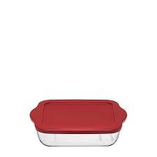 Borcam Square Tray with Plastic Lid 3200ml