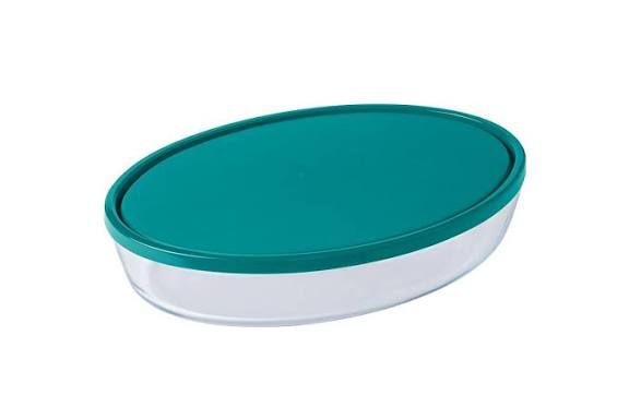 Pyrex Cook & Store Oval Roaster With Plastic Lid 3 Litre