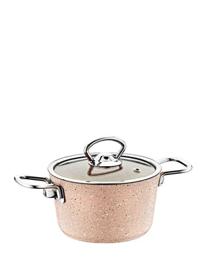 Non Stick 12cm Deep Granite Casserole - Sandbeige