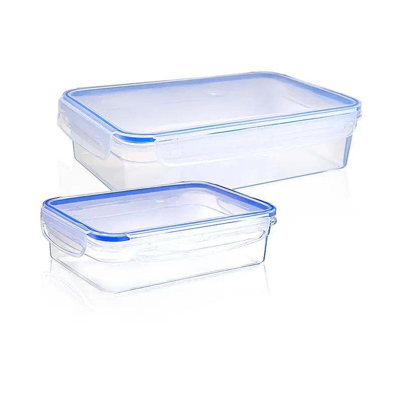 Touch Lock Rectangular Storage Container 2 Piece Set