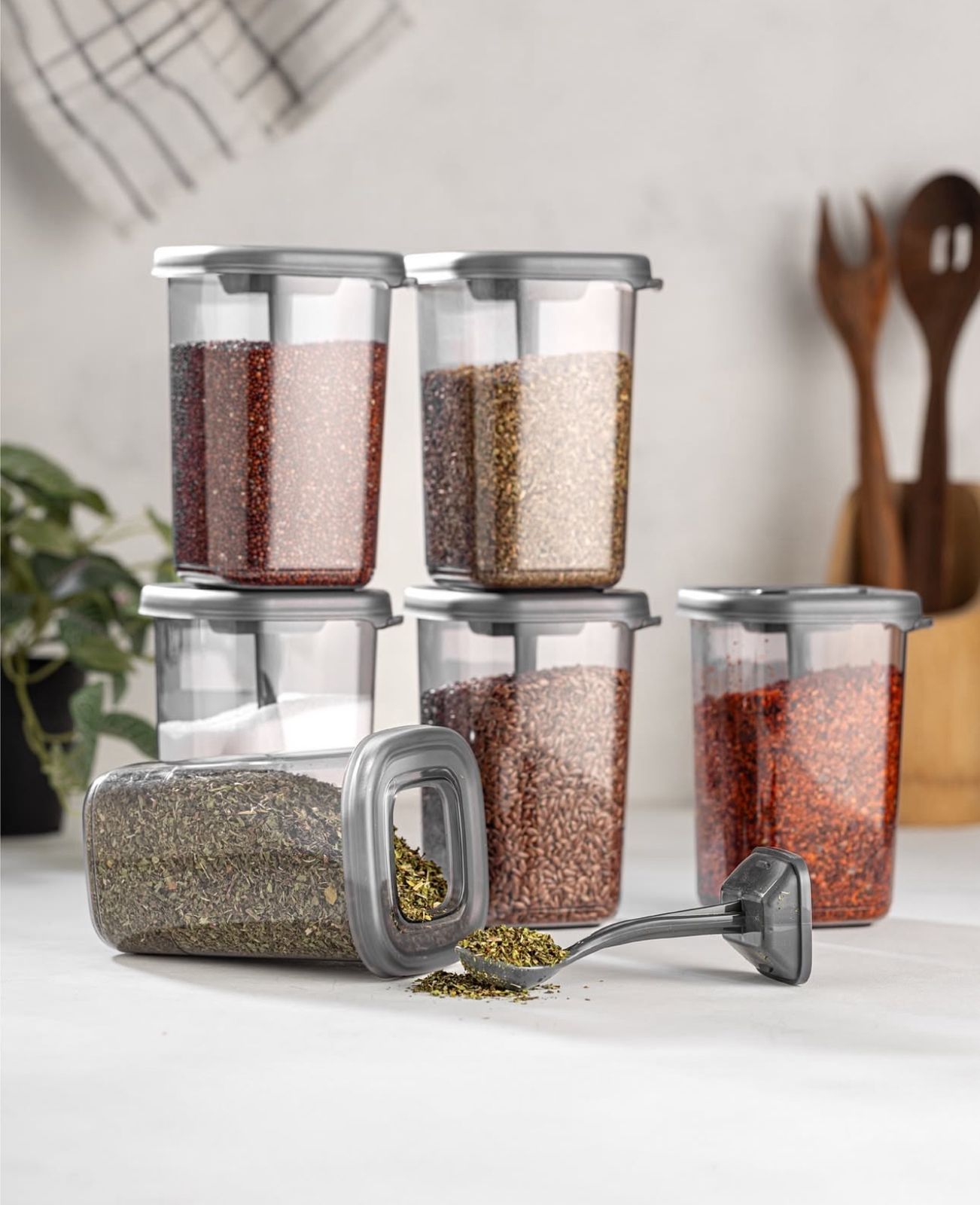 Foly Spice Container with Spoon