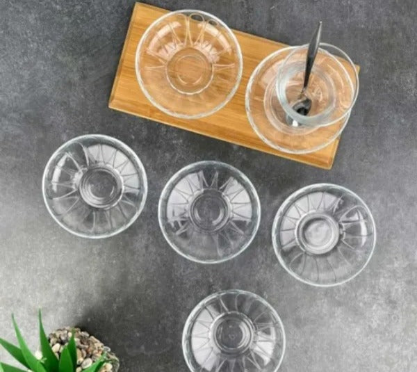 Pasabahce Damla Tea Plate 6 Piece