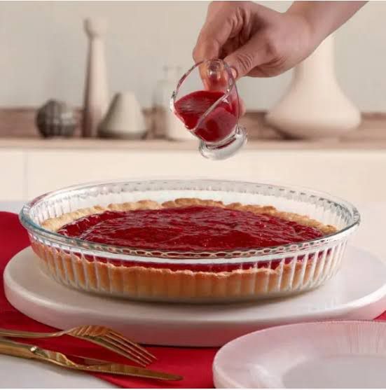 Borcam Round Glass Casserole
