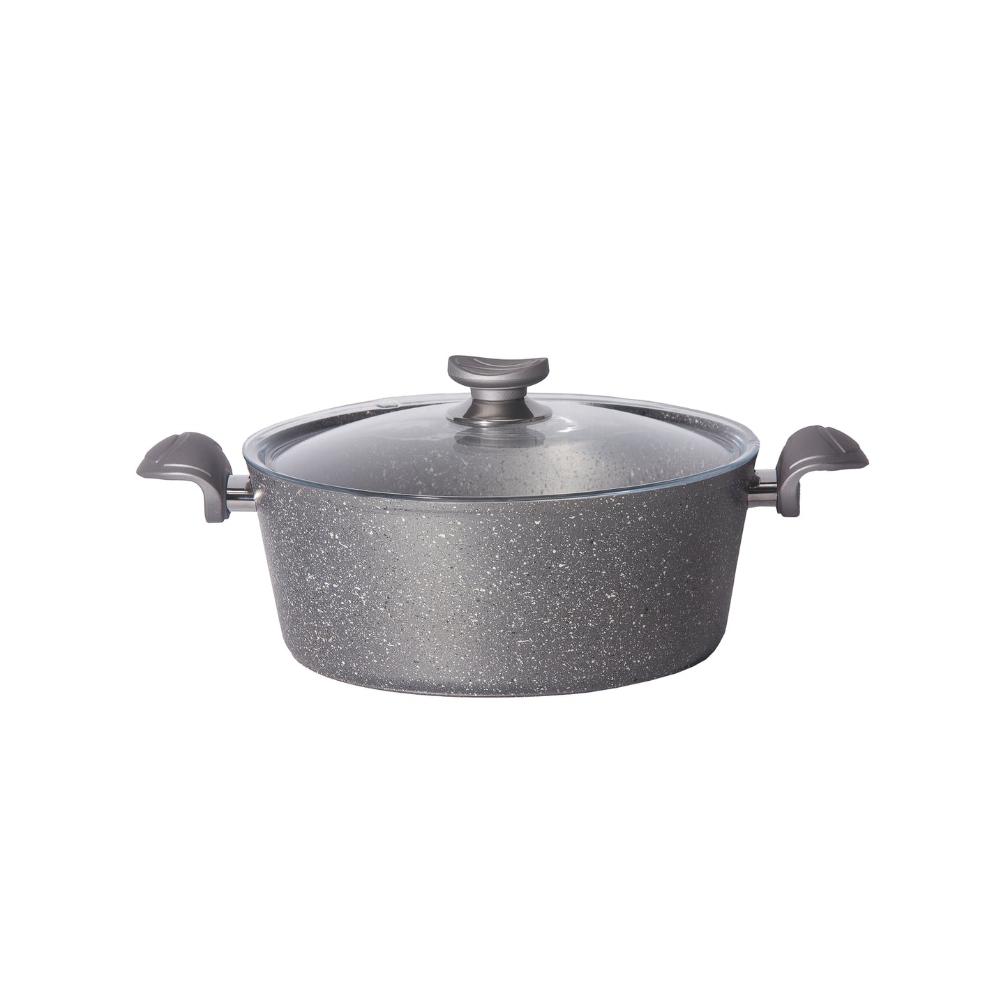 Deep Granite Single Pot 28cm- Grey