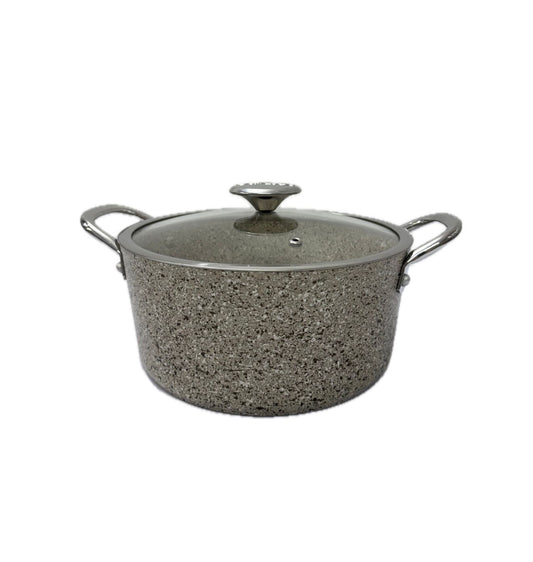 28cm Induction Deep Pot – Sand Beige