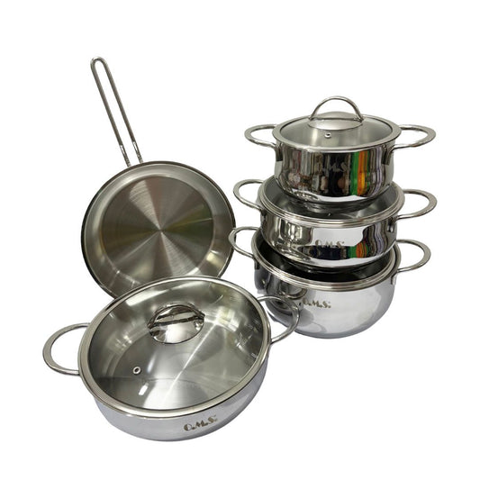 9-Piece Stainless Steel OMS Pot Set