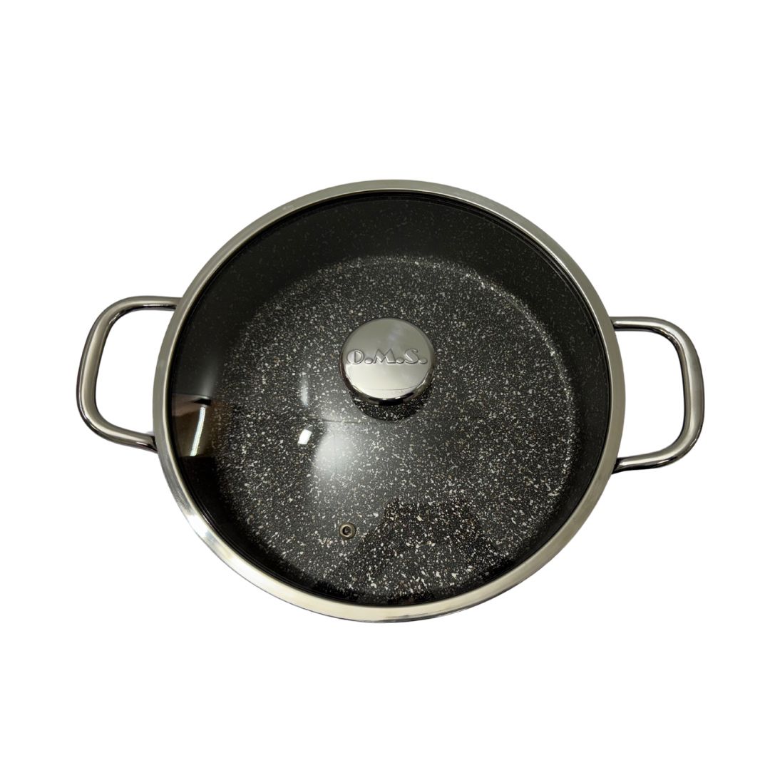 24cm Low Induction Pot – Black