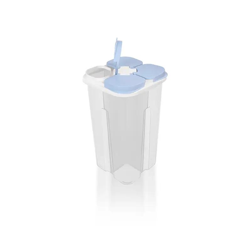 Luna Square Dry Food Container 4 Parts 3000ml