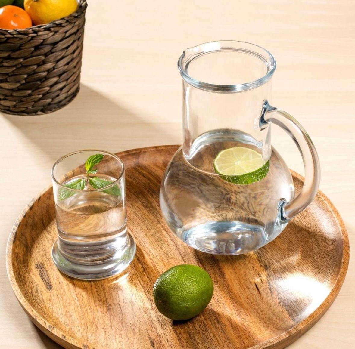 Pasabahce Oasis Jug Set 2pc