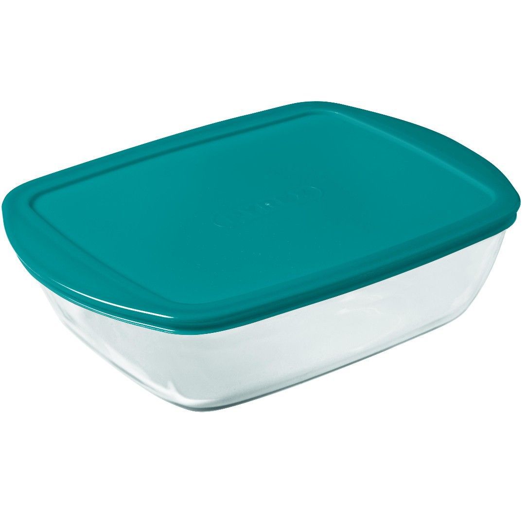 Pyrex Storage Cook and Store Rectangular Dish With Lid 1.1 Liter