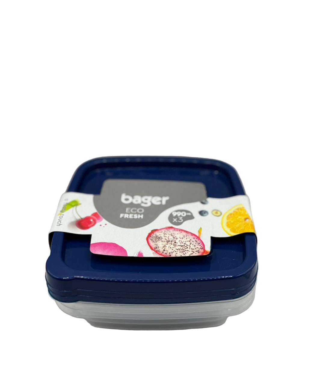 Eco Fresh Square Storage Container Set 3 Piece