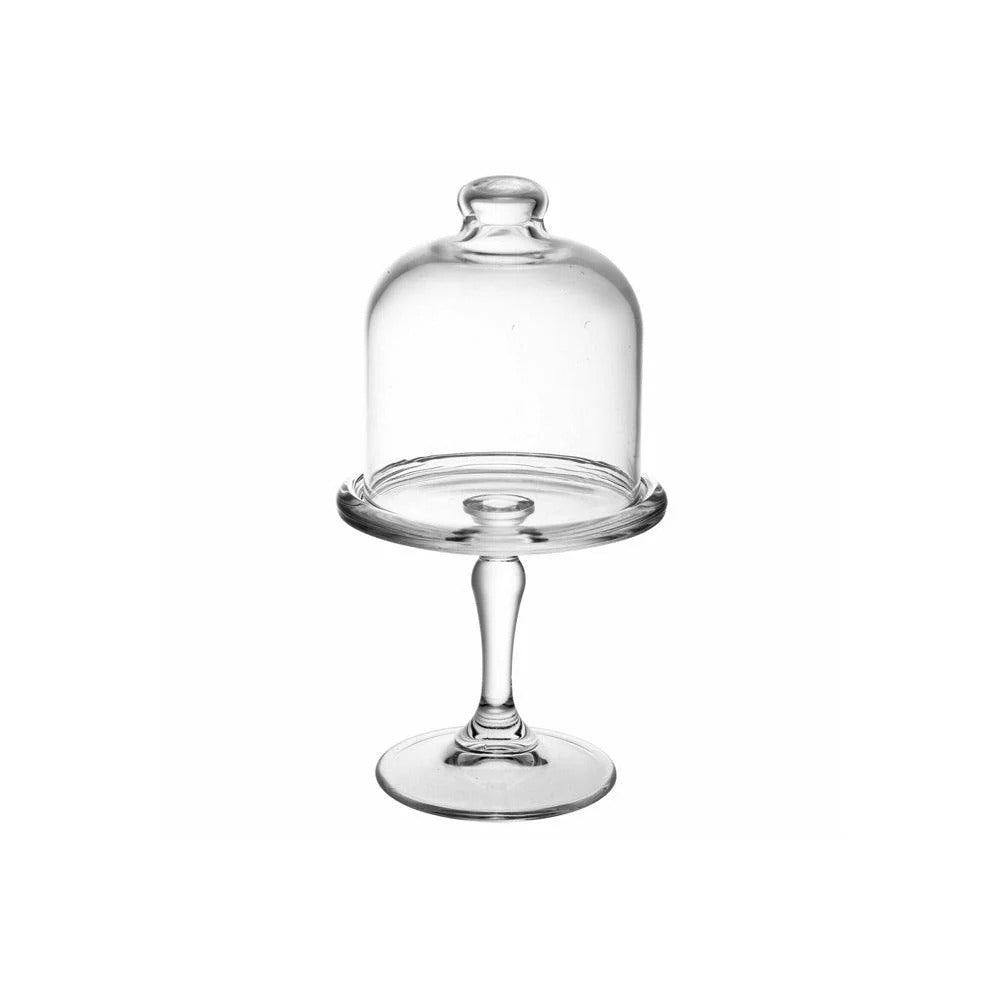 Pasabahce Footed Service Plate & Dome 187mm