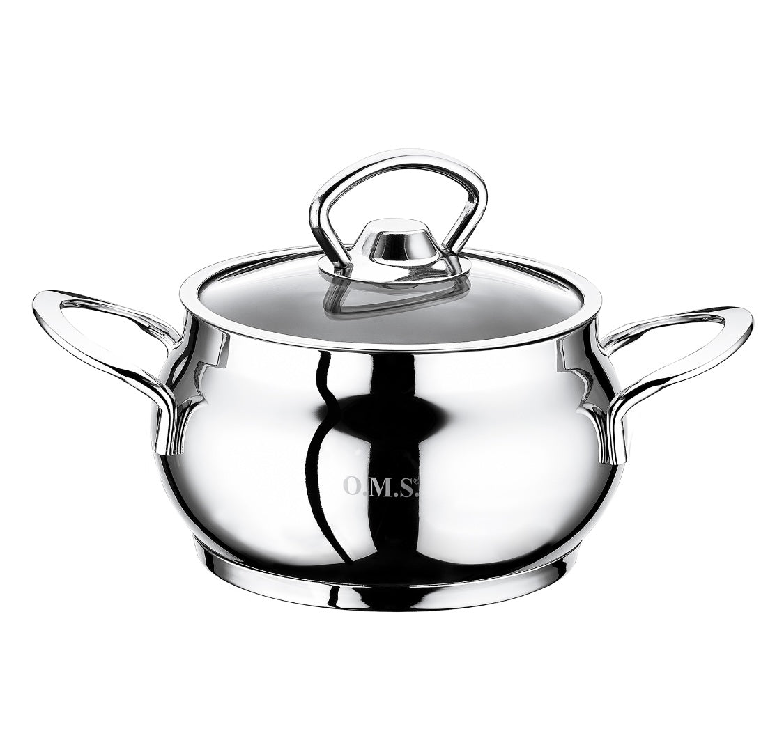 Oval 14cm Stainless steel pot