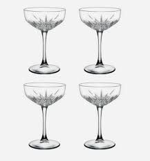 Pasabahce Timeless 4 Martini Glasses 230ml