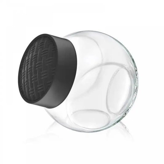 Rattan Double Bottom Jar With Spoon 750ml