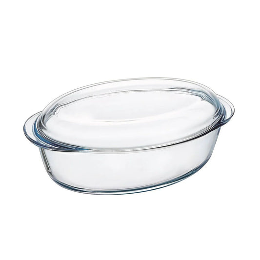 Pyrex Oval Casserole With Lid 4 Litre