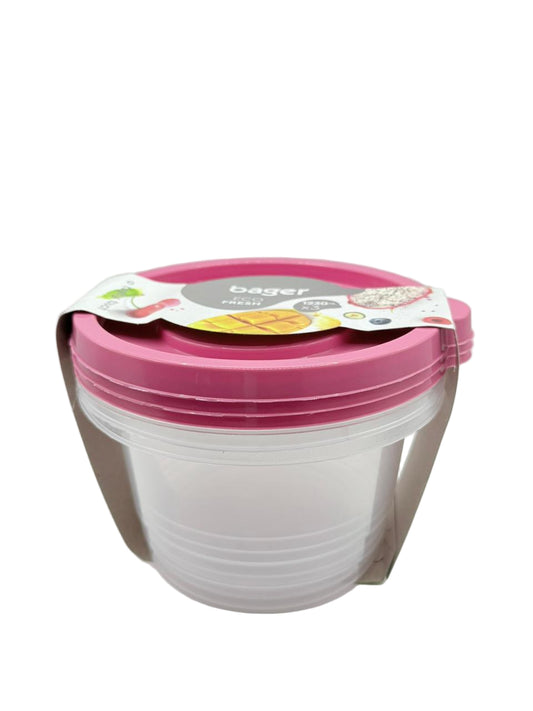 Eco Fresh Round Storage Container Set 3 Piece