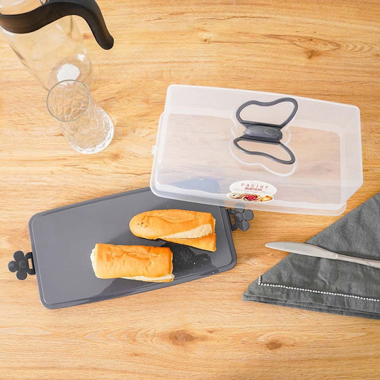 Qlux Baton Cake Bowl Grey/White