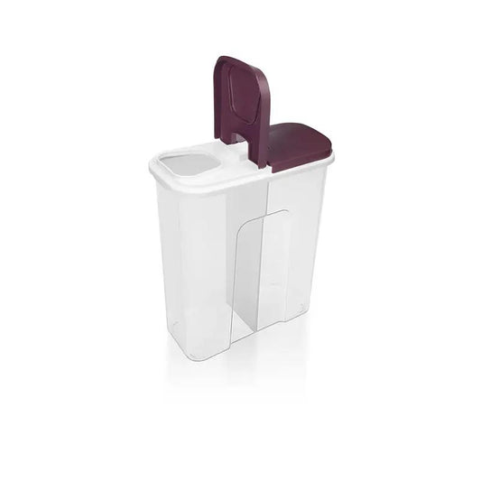 Luna Rectangular Dry Food Container - 2 Compartments