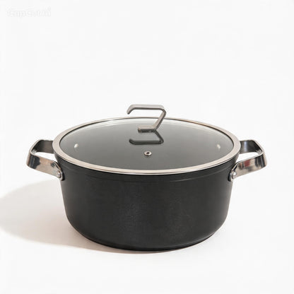 OMS Durastone 26cm Deep Non-Stick Casserole Pot