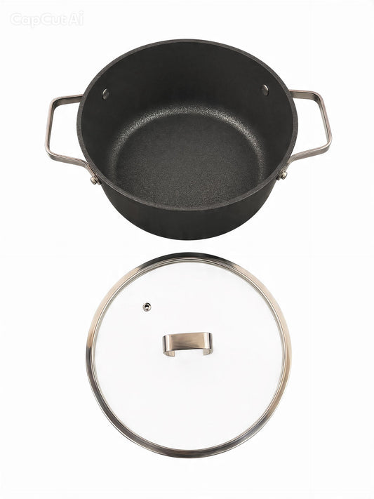 OMS Durastone 22cm Non-Stick Deep Casserole Pot