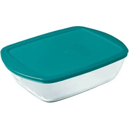 Pyrex Cook & Store Rectangular Dish with Plastic Lid 0.75 Litre