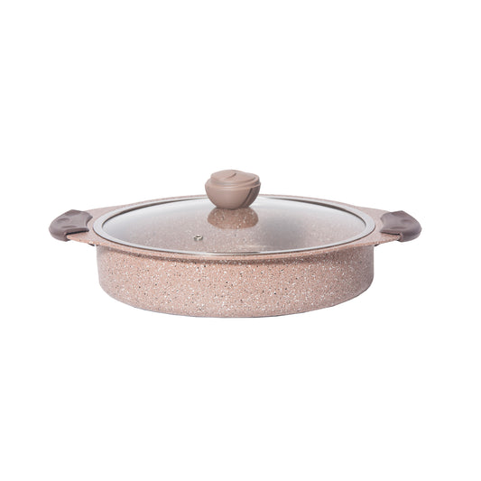 Granite Oven Casserole 28cm - Brown