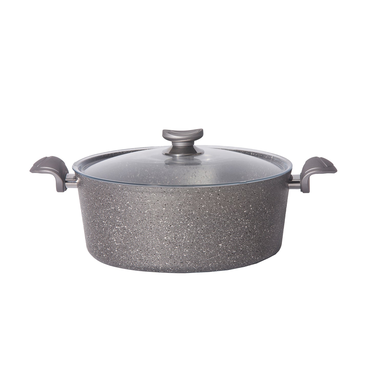 Deep Granite Single Pot 30cm- Grey