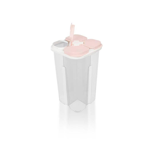 Luna Square Dry Food Container 4 Parts 2450ml