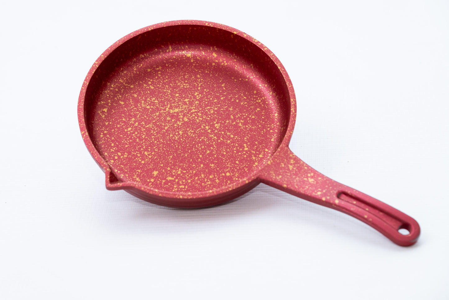 Mini 14cm Cast Granite Frying Pan - Red