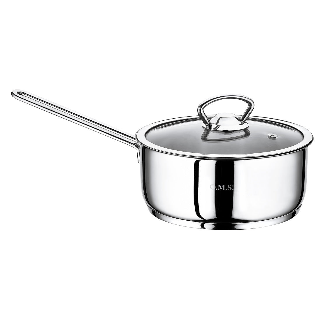 Stainless Steel 16x5cm Frying Pan With Lid