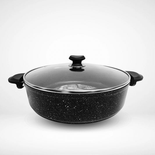 Low Granite 34cm low Casserole